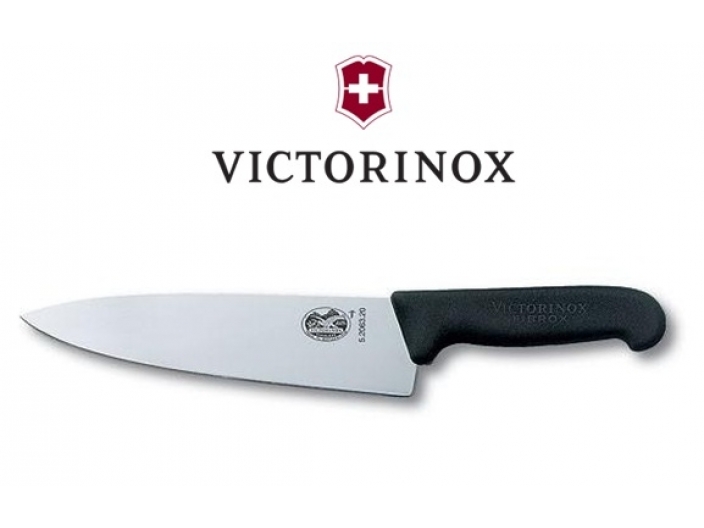 סכין ויקטורינוקס טבח 20 ס"מ רחב - שחור