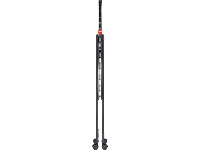 עגלת הגשה מתקפלת עם 2 מדפים Quickboard שחור מט