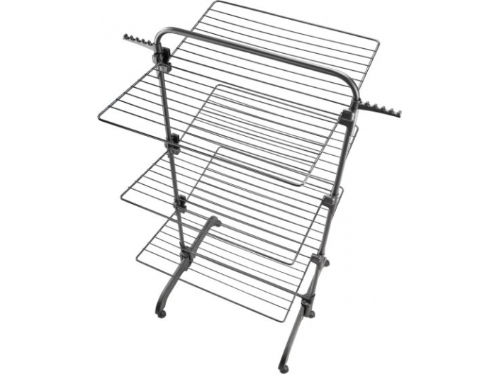 מתקן ייבוש כביסה מגדל Leifheit Comfort Tower 420 Black Diamond צבע שחור כולל משלוח עד הבית