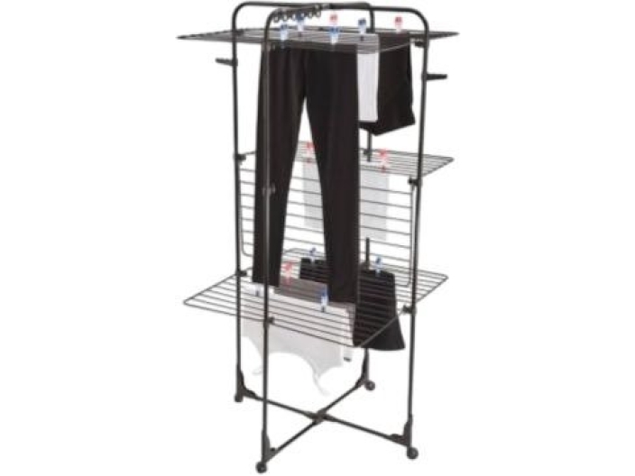 מתקן ייבוש כביסה מגדל Leifheit Black Classic Tower 340