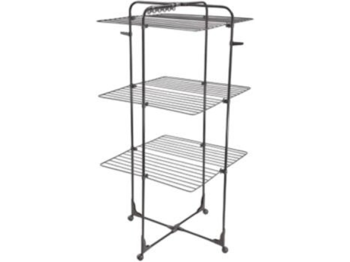 מתקן ייבוש כביסה מגדל Leifheit Black Classic Tower 340
