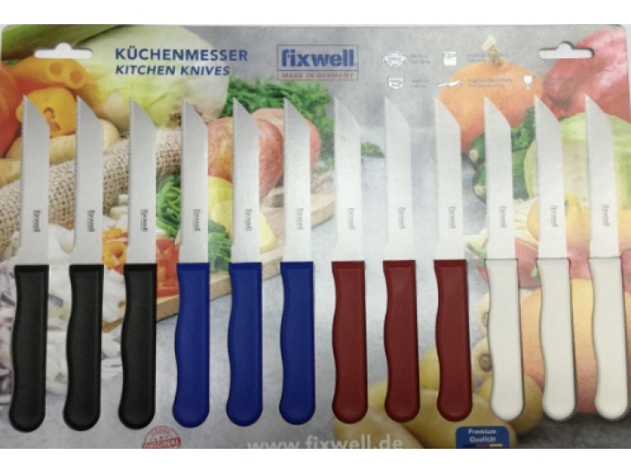 סט 3 סכיני FIXWELL פיקסוול תוצרת גרמניה