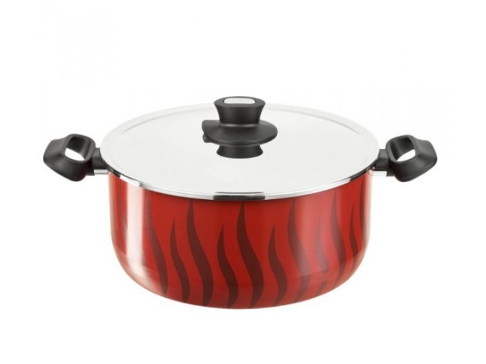 סיר בישול עם מכסה 28 ס''מ Tefal Tempo Flame