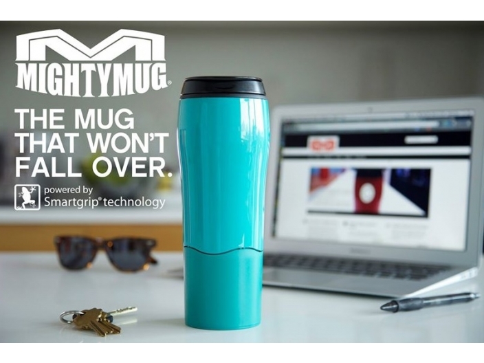 כוס טרמית שאינה נופלת Mighty Mug צבע טורקיז