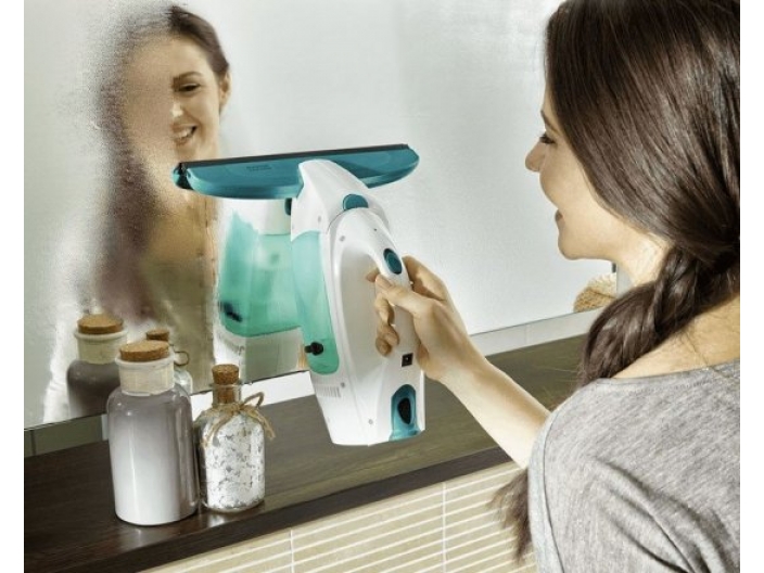 שואב חלונות נטען Click System Dry & Clean מבית Leifheit