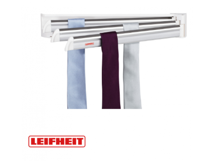 *כולל משלוח* מתקן לתליית עניבות SNOBY המתאים לתליית עד כ-30 עניבות תוצרת LEIFHEIT גרמניה 45310