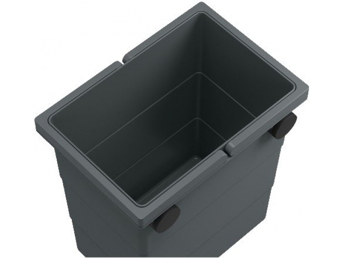 פח רב־תכליתי נתלה בנפח 7 ליטר FlexBox S מבית Hailo אפור גרפיט