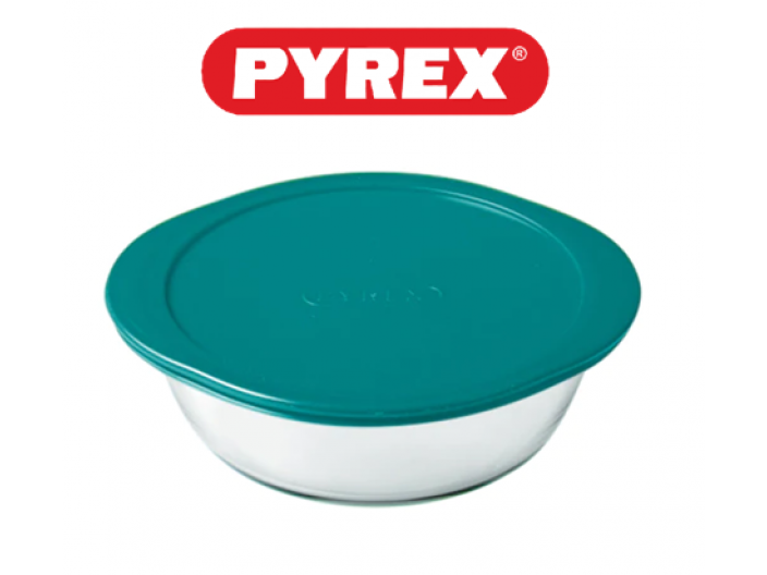 קופסא זכוכית עגולה לאחסון 2.3 ליטר Pyrex פיירקס