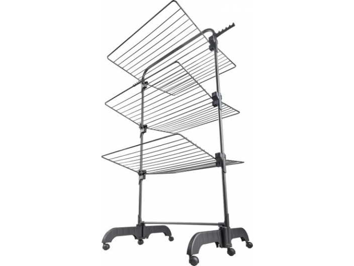 מתקן ייבוש כביסה מגדל Leifheit Comfort Tower 420 Black Diamond צבע שחור כולל משלוח עד הבית