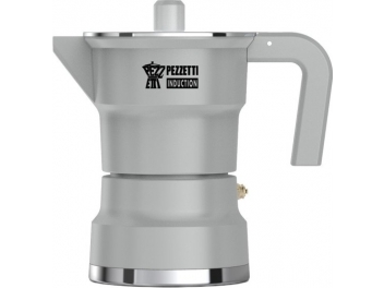 מקינטה אלומיניום 3 כוסות תואם אינדוקציה סדרת SOLIDEXPRESS אפור Pezzetti