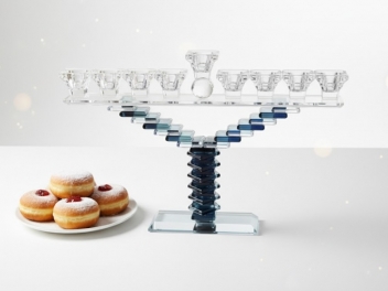 חנוכיה קריסטל 24 ס