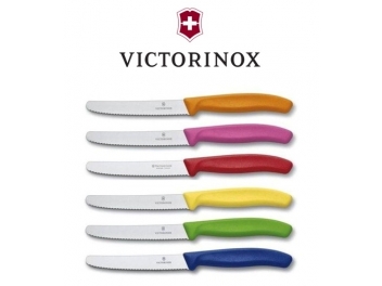 סט 6 סכיני Victorinox תוצרת שוויץ ויקטורינוקס צבעים מעורבים
