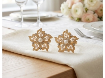 סט 6 טבעות למפיות יקינטון