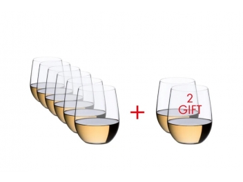 *משלוח חינם לבית* מארז כוסות יין שרדונה 6+2 Riedel
