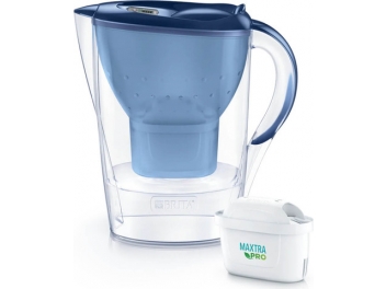 קנקן בריטה Brita Marella בנפח 2.4 ליטר + פילטר MAXTRA PRO ALL-IN-1 - צבע כחול