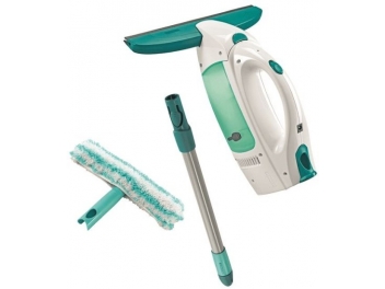 סט שואב חלונות חשמלי נטען ואביזר לקרצוף חלונות ומוט אוניברסלי 43 ס''מ Leifheit דגם 51003 מבצע בטלפון