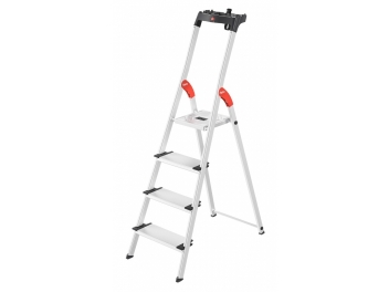סולם Hailo היילו 4 שלבים Hailo L80 ComfortLine משלוח חינם לבית