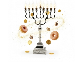 חנוכיה מוכספת סדרת אנגליה 29X42 ס