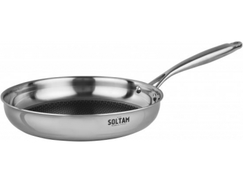 מחבת פרמיום 30 ס''מ מסדרת Trio מבית Soltam עם ציפוי נונסטיק