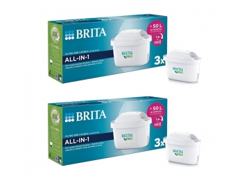 סט 6 פילטרים Brita בריטה שישיית MAXTRA PRO ALL-IN-1 סט 6 פילטרים Brita בריטה שישיית MAXTRA PRO ALL-IN-1