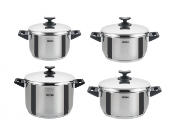 סט סירי סולתם אביב 8 חלקים נירוסטה 18/10 נמכר ביותר