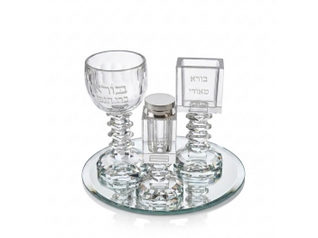 סט הבדלה קריסטל קלאסי 19x22 ס
