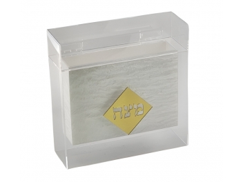 מעמד למצה אקריל שיש לבן