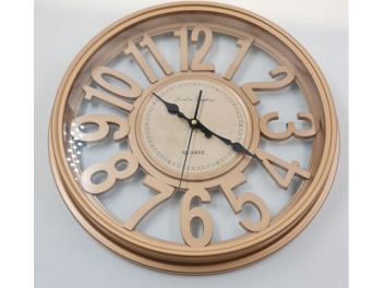 שעון קיר פלסטיק 43 ס