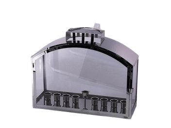 בית חנוכיה נירוסטה 37x32 ס