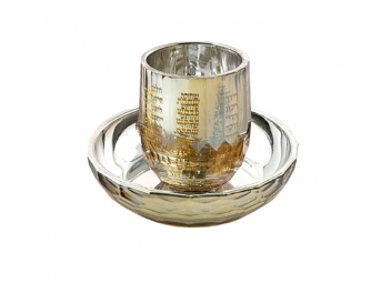 גביע קריסטל חזון איש נהרות מוזהב