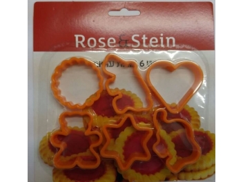 סט 6 חותכני עוגיות Rose&Stein