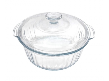 סיר זכוכית מחוסמת עגול 1.6 ליטר