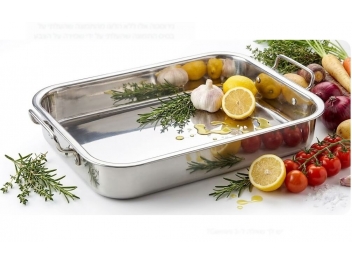 תבנית נירוסטה לתנור 42x31 ס