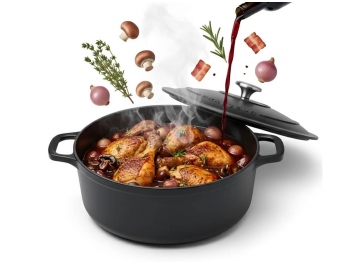 סיר יציקת ברזל 24 ס