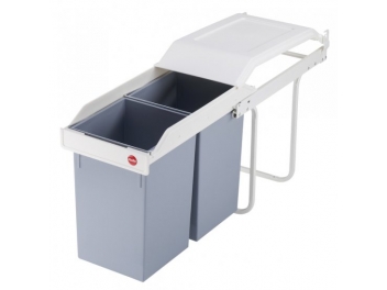 פח אשפה מגירה 28 ליטר Hailo Multi Box Duo L