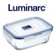 קופסאת אחסון לומינארק מלבנית 1.22 ליטר זכוכית פיורבוקס Purebox