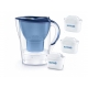 קנקן לטיהור מים כולל 3 פילטרים 2.4 ליטר Brita בריטה Marella פילטר MAXTRA 