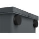 פח רב־תכליתי נתלה בנפח 7 ליטר FlexBox S מבית Hailo אפור גרפיט