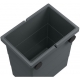 פח רב־תכליתי נתלה בנפח 7 ליטר FlexBox S מבית Hailo אפור גרפיט