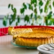 תבנית פאי מתפרקת Quiche dish עם תחתית זכוכית 26 ס”מ אדומה Coox