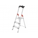 סולם Hailo היילו 3 שלבים Hailo L80 ComfortLine משלוח חינם לבית